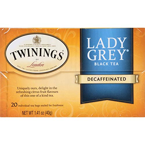 Twinings Decaffeinated Lady Grey Tea Bags - 20 Tea Bags