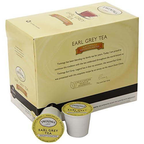 Twinings Earl Grey Decaf Tea Keurig K-Cups, 24 Count