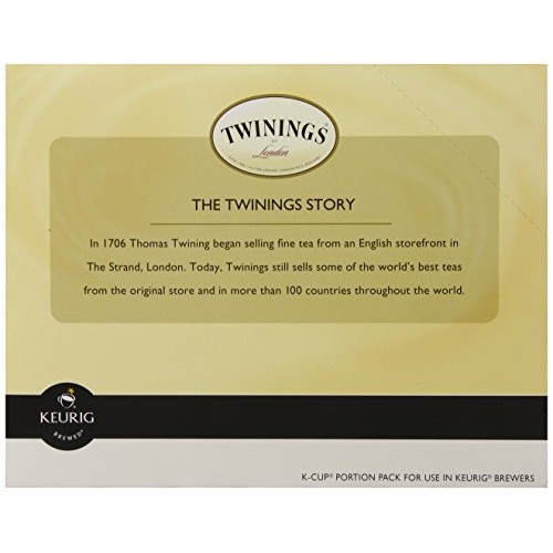 Twinings Earl Grey Decaf Tea Keurig K-Cups, 24 Count