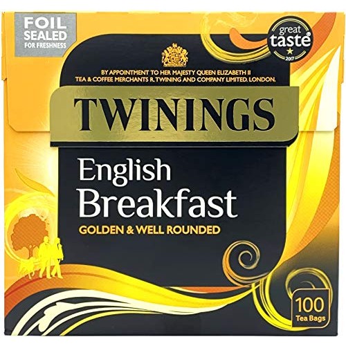 Twinings English Breakfast 100 Teabags 250G