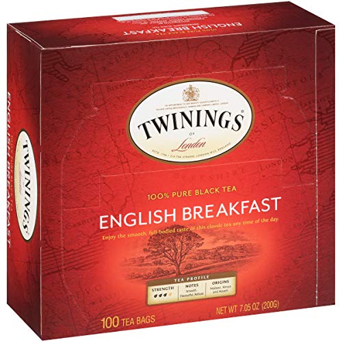 Twinings English Breakfast Black Tea, 100 Individually Wrapped T...