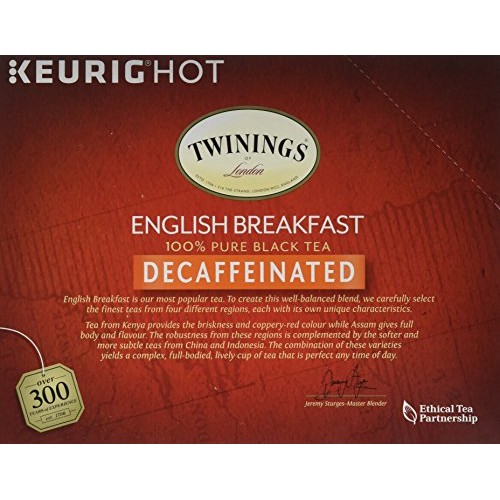 Twinings English Breakfast Decaf Tea K-Cups 96Ct