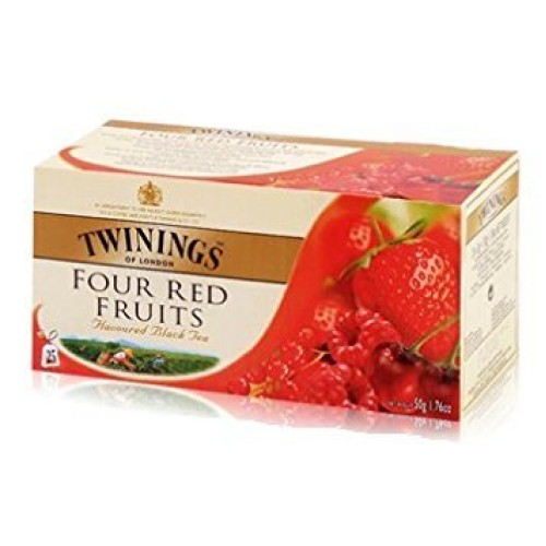 Twinings English Breakfast Four Red Fruit Tea 2G./Sachets 25 Sac