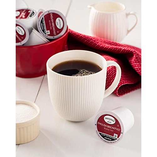 Twinings English Breakfast Tea K-Cup Pods for Keurig, Caffeinate...