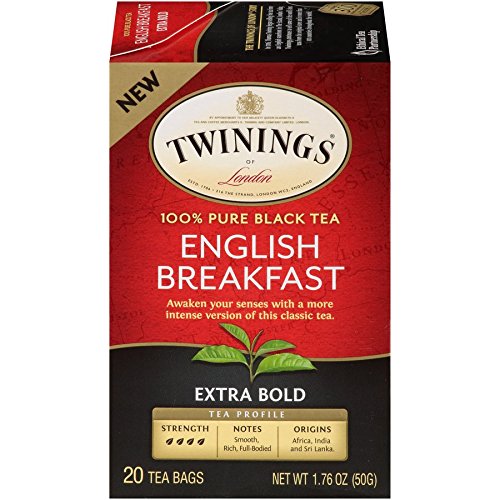 Twinings Extra Bold English Breakfast Individually Wrapped Tea B...