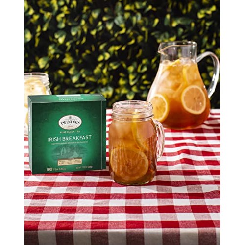 Twinings Irish Breakfast Black Tea, 100 Individually Wrapped Tea...