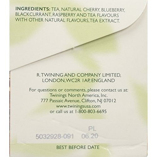 Twinings Mixed Berries Cold Brewed Iced Tea, 20 Ct