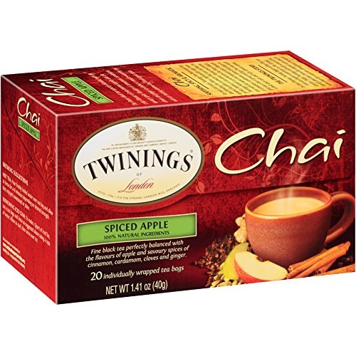 Twinings Of London Chai Spiced Apple, 20 Count Pack Of 6