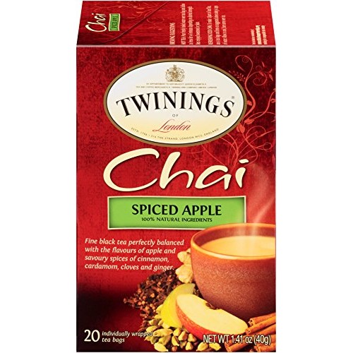 Twinings Of London Chai Spiced Apple, 20 Count Pack Of 6