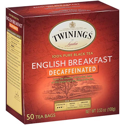 Twinings Of London Decaffeinated English Breakfast Black Tea Bag