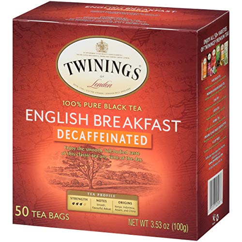 Twinings Of London Decaffeinated English Breakfast Black Tea Bag