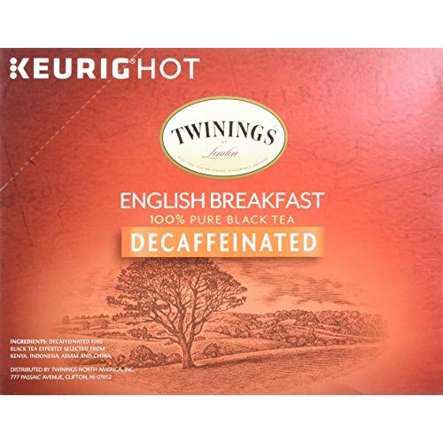Twinings Of London Decaffeinated English Breakfast Tea K-Cups Fo