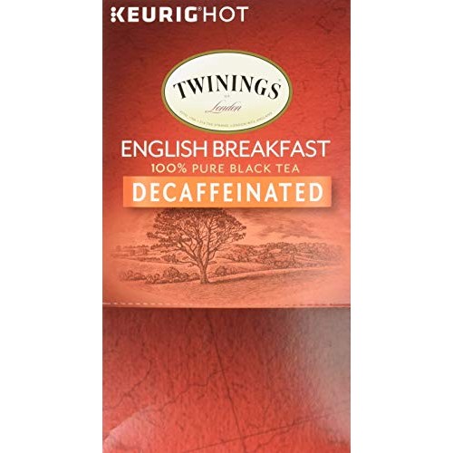 Twinings Of London Decaffeinated English Breakfast Tea K-Cups Fo