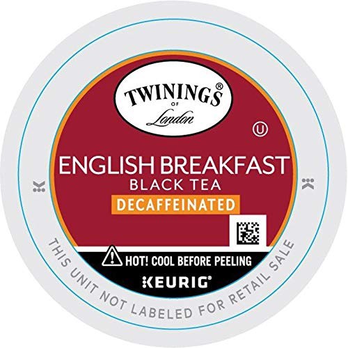 Twinings Of London Decaffeinated English Breakfast Tea K-Cups Fo