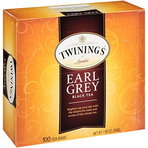 Twinings Of London Earl Grey Black Tea Bags, 100 Count Pack Of 1
