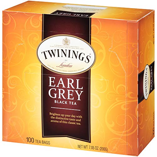 Twinings Of London Earl Grey Black Tea Bags, 100 Count Pack Of 1