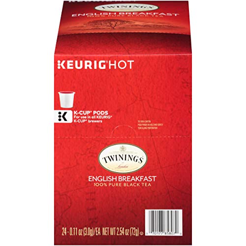 Twinings of London English Breakfast Tea K-Cups for Keurig, 24 C...