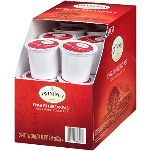 Twinings of London English Breakfast Tea K-Cups for Keurig, 24 C...