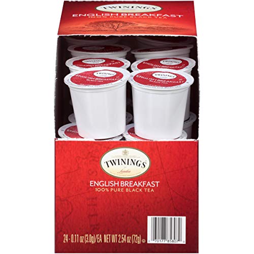 Twinings of London English Breakfast Tea K-Cups for Keurig, 24 C...