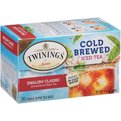 Twinings Of London English Classic Cold Brewed Iced Tea Bags, 20