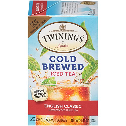 Twinings Of London English Classic Cold Brewed Iced Tea Bags, 20