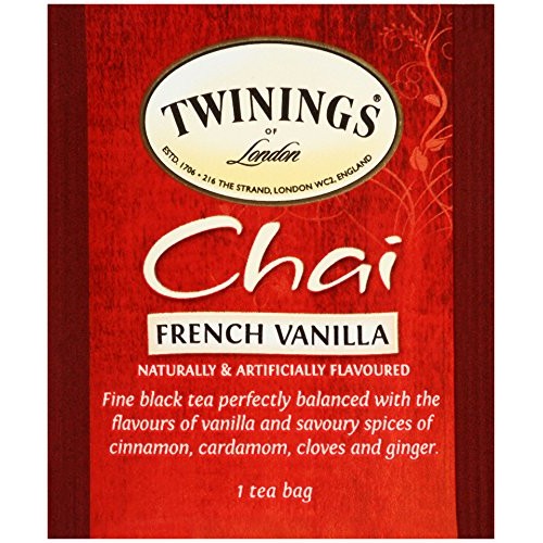 Twinings Of London French Vanilla Black Chai Tea, 20 Count Pack