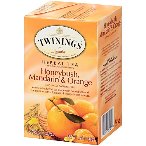 Twinings Of London Honeybush, Mandarin, And Orange Herbal Tea Ba