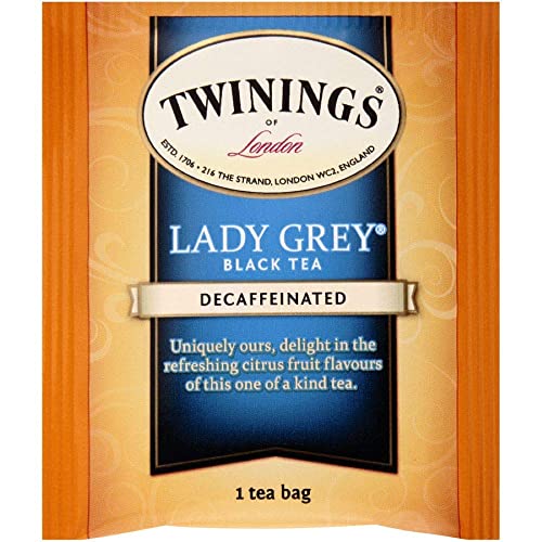 Twinings Of London Lady Grey Tea Decaf Box Of 20 Tea Bags