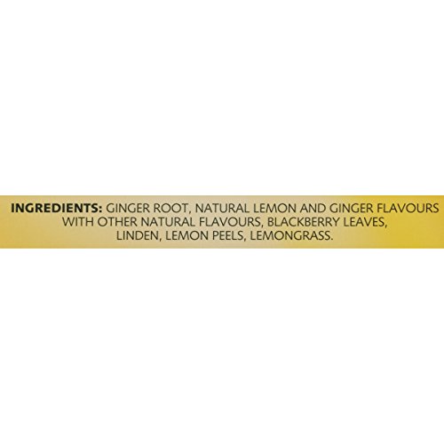 Twinings Of London Lemon And Ginger Herbal Tea Bags, 50 Count P