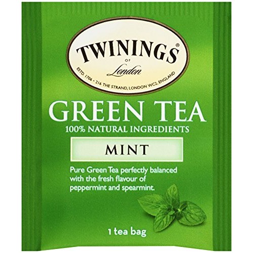 Twinings Of London Mint Green Tea, 20 Count Pack Of 6