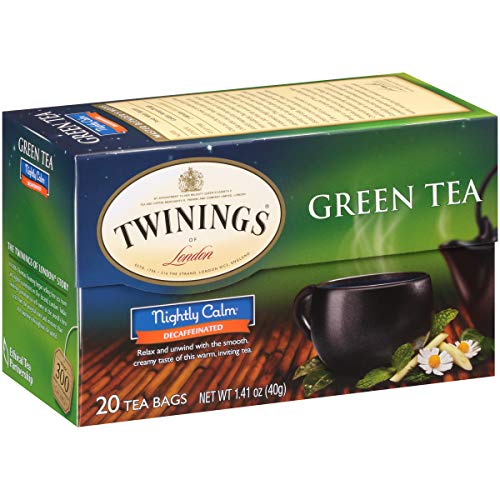 Twinings Of London Nightly Calm Green Tea Bags, 20 Count Pack O