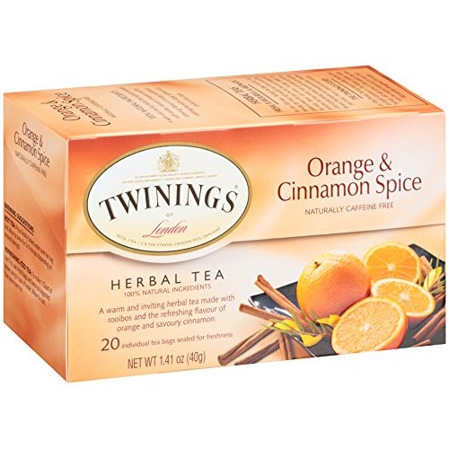 Twinings Of London Orange &Amp; Cinnamon Spice Herbal Tea Bags, 20 C