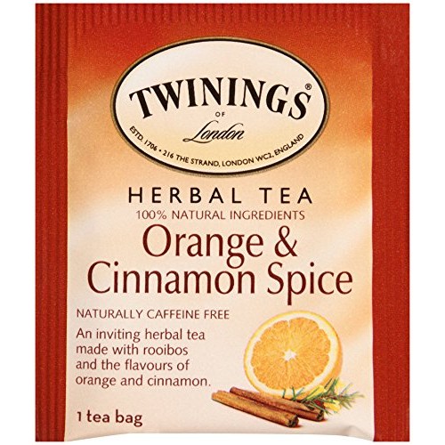 Twinings Of London Orange &Amp; Cinnamon Spice Herbal Tea Bags, 20 C