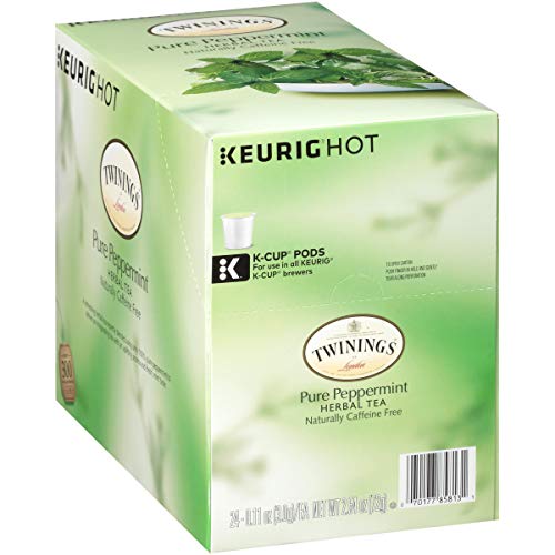Twinings Of London Pure Peppermint Tea K-Cups For Keurig, 24 Count