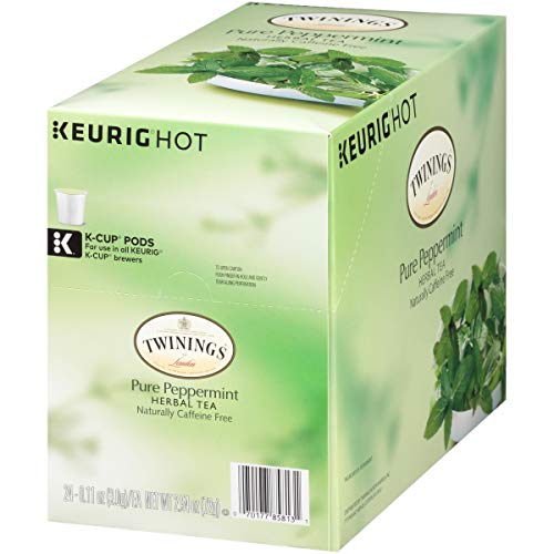 Twinings Of London Pure Peppermint Tea K-Cups For Keurig, 24 Count