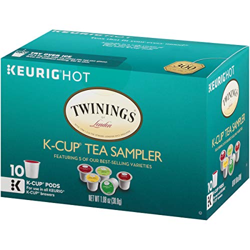 Twinings Of London Tea Sampler Variety K-Cups For Keurig, 10 Count