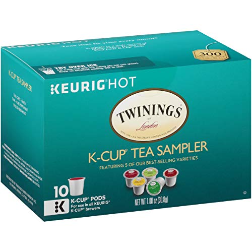 Twinings Of London Tea Sampler Variety K-Cups For Keurig, 10 Count