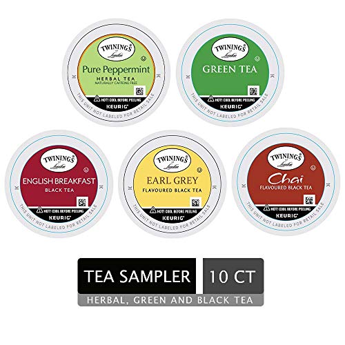 Twinings Of London Tea Sampler Variety K-Cups For Keurig, 10 Count