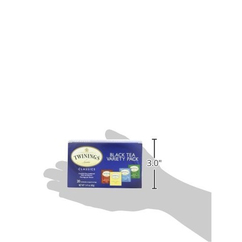 Twinings Of London Classics Black Tea Variety Pack, 20 Count Pa