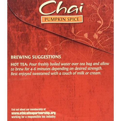 Twinings Pumpkin Spice Chai Tea, 40 Count