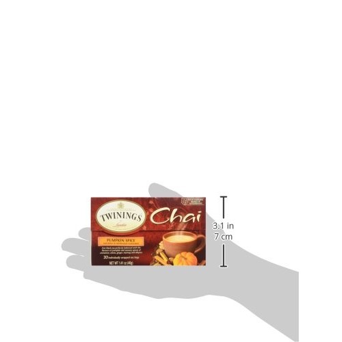 Twinings Pumpkin Spice Chai Tea, 40 Count