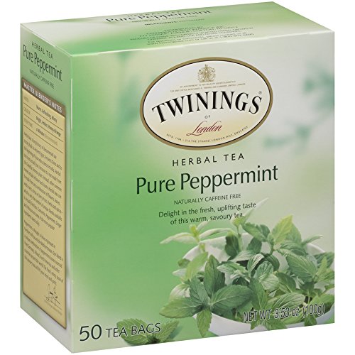 Twinings Pure Peppermint Tea 50 Count Tea Bags