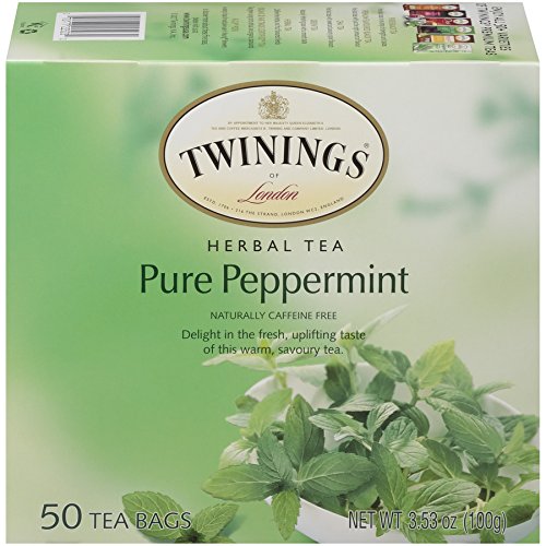 Twinings Pure Peppermint Tea 50 Count Tea Bags