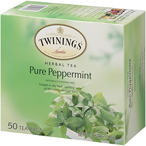 Twinings Pure Peppermint Tea 50 Count Tea Bags