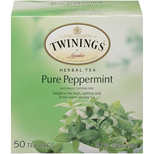 Twinings Pure Peppermint Tea 50 Count Tea Bags
