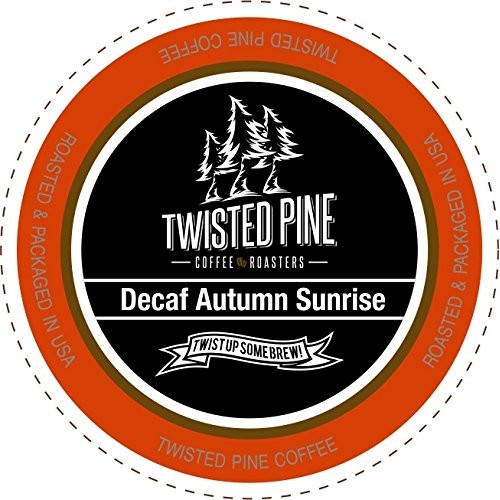 Twisted Pine Coffee Decaf Autumn Sunrise, Medium Roast Decaf, Si