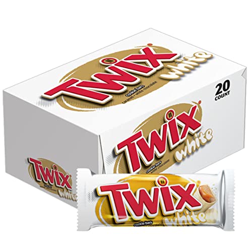 Twix Singles Size White Chocolate Caramel Cookie Bar Candy 1.62-