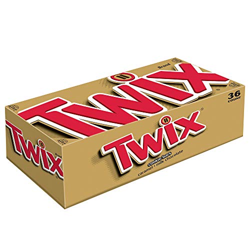 Twix Caramel Chocolate Cookie Candy Bar Singles, 1.79-Ounce Bar