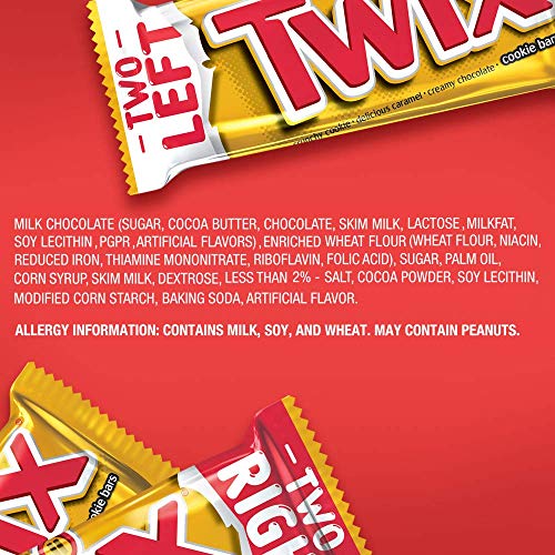 Twix Full Size Caramel Chocolate Cookie Candy Bar, 1.79 Oz, 36-C