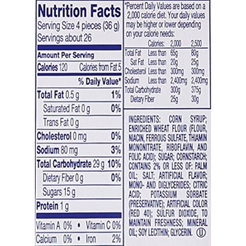 Twizzlers Licorice Candy,Strawberry, 105 Count